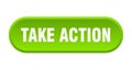 take action button Royalty Free Stock Photo