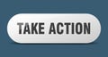 take action button. take action sign. key. push button. Royalty Free Stock Photo