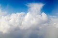 The beautiful clouds of aeria photo Royalty Free Stock Photo