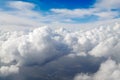 The ocean of clouds of aeria photo Royalty Free Stock Photo