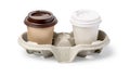 Take-away coffee tray