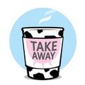 Take away milk cup