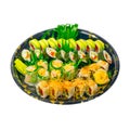 Take away sushi express on plastic tray Royalty Free Stock Photo