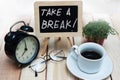 Take a break Royalty Free Stock Photo