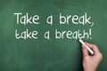 Take a Break Take a Breath Royalty Free Stock Photo