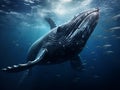 Take a breathtaking shot of a magnificent humpback whale