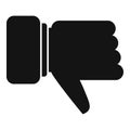 Take hand gesture icon simple vector. Sign pose