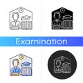 Take home exam icon