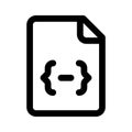 Take a look at this creative icon of programming file