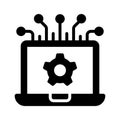 Take a look at this creatively designed laptop configuration icon