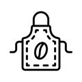 Take a look at visually perfect icon of apron, editable vector design Royalty Free Stock Photo