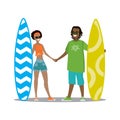 Take me to the ocean. african american couple on a tropical isla