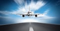 take off of an modern airliner Royalty Free Stock Photo