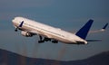 Take off passenger plane in the sky Royalty Free Stock Photo