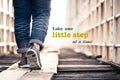 Take One Little Step Royalty Free Stock Photo