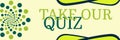 Take Our Quiz Turquoise Green Circular Left Text Horizontal