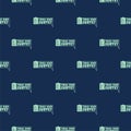 Take Our Survey seamless pattern isolated on color background Royalty Free Stock Photo