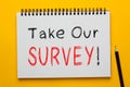 Take Our Survey