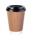 Take-out coffee in thermo cup Royalty Free Stock Photo