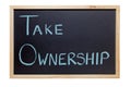 Take Ownership Blackboard