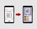 Take Pictures of Your Receipts and Expenses with Optical Character Recognition OCR application