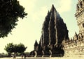 one of the cultural heritages in Indonesia, namely the Prambanan temple