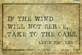 Take to oars Proverb