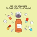 Take Your Pills Royalty Free Stock Photo