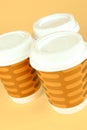 Takeaway Coffee Cups Royalty Free Stock Photo