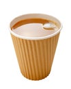 Takeaway Coffee Disposable Cup Milk Royalty Free Stock Photo