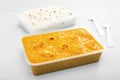 Takeaway Indian Food Chicken Curry Royalty Free Stock Photo