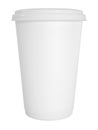 Takeaway paper cup of coffee