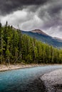 Taken from along the Ice Fields Parkwayl Banff National Park, Alberta, Canada Royalty Free Stock Photo