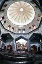 Interior View of the Basilica of the Annunciation in Nazareth, Israel Royalty Free Stock Photo