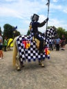 Medieval jousting tournament at Hever Castle