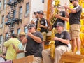 The band on the Giglio in East Harlem