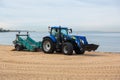 Tractor Beach Combing Royalty Free Stock Photo