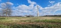 Closeup USA Washington DC Monument the famous landmark attraction Royalty Free Stock Photo