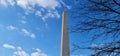 Closeup USA Washington DC Monument the famous landmark attraction Royalty Free Stock Photo