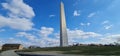 Closeup USA Washington DC Monument the famous landmark attraction Royalty Free Stock Photo