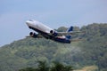 Takeoff of Boeing-737 NordAvia