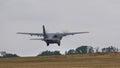 Takeoff of the CASA IPTN CN-235 of French Air Force from Evreux Air Base France