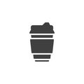 Takeout coffee vector icon