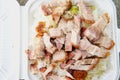 Takeout Roast Pork At A Chinese Deli