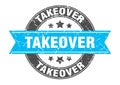 takeover stamp Royalty Free Stock Photo