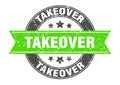 takeover stamp Royalty Free Stock Photo