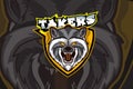 Takers e sport logo vector Royalty Free Stock Photo