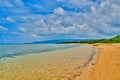 Taketomi island beach in Japan Royalty Free Stock Photo