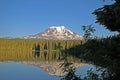 Takhlakh Lake Mt. Adams Royalty Free Stock Photo
