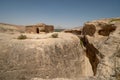 Takht-e Rostam ancient buddhist stupa-monastery in Samangan, Afghanistan in August 2019